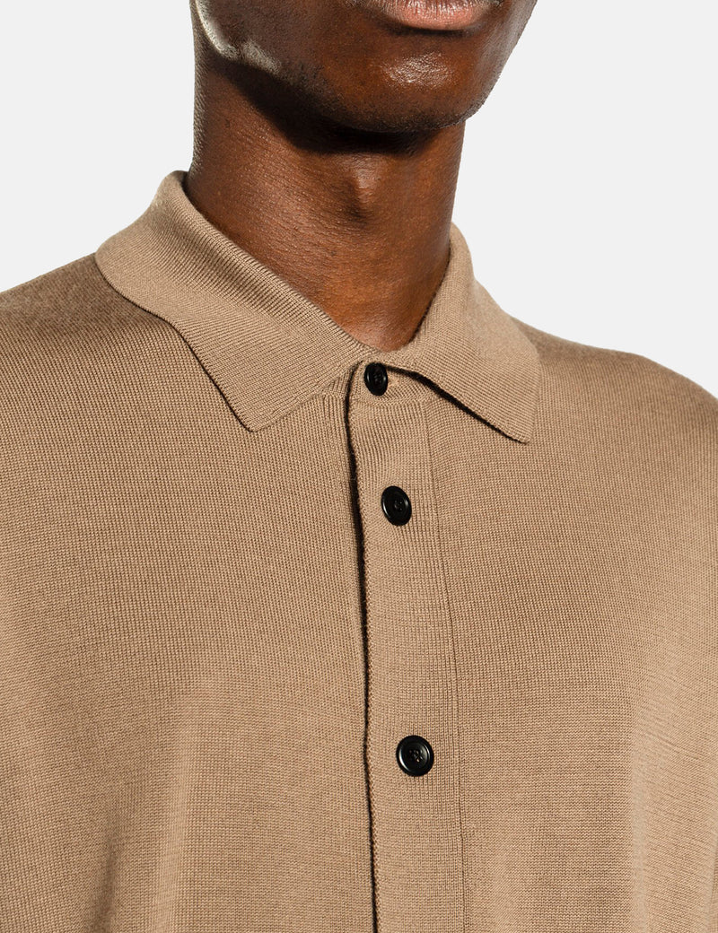 Norse Projects Martin TechMerinoプルオーバー-ユーティリティカーキ