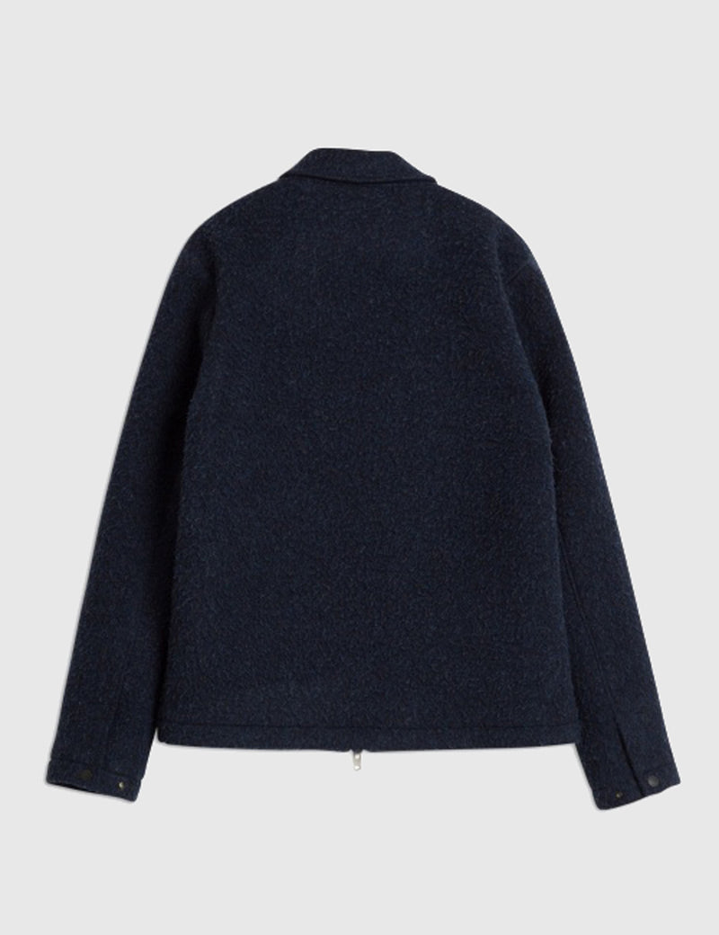 Norse Projects Elliot Wool Jacket Navy URBAN EXCESS