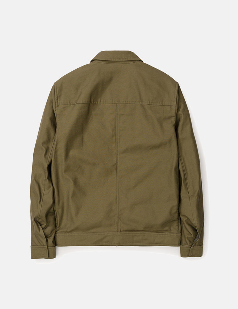 Norse Projects Tyge Broken Twill Jacket - Dried Olive