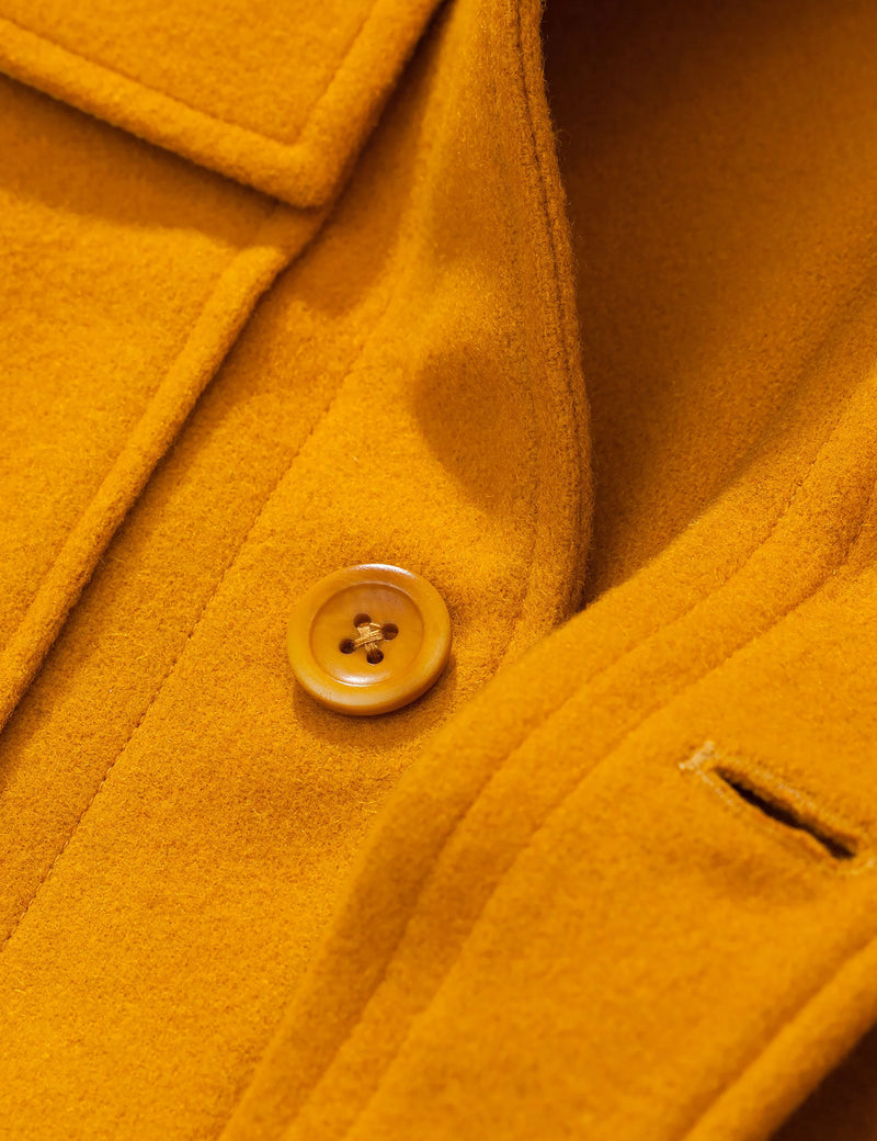 Norse Projects Kyle Wool Jacket - Mustard Yellow
