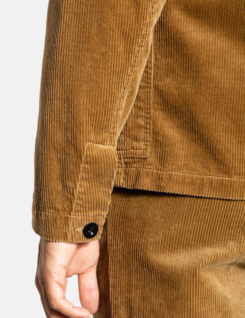 Norse Projects Tyge Chemise En Velours Côtelé - Kaki Utilitaire