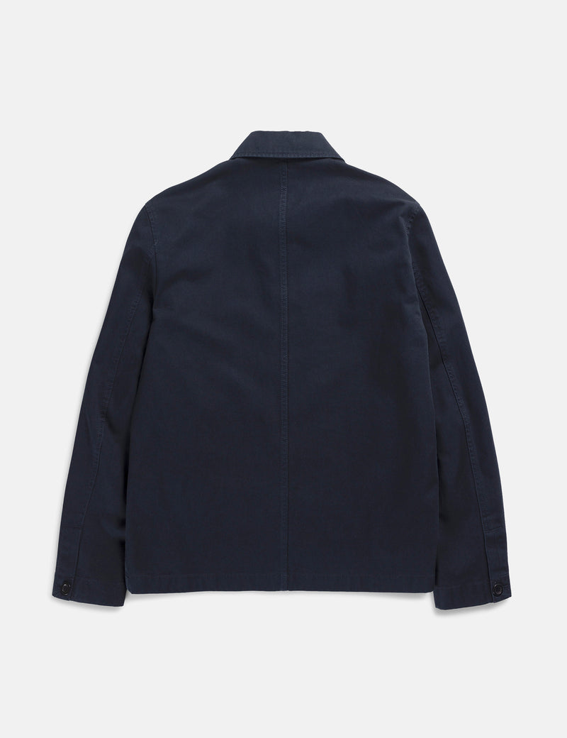 Norse Projects Tyge Overshirt (Broken Twill) - Dark Navy Blue