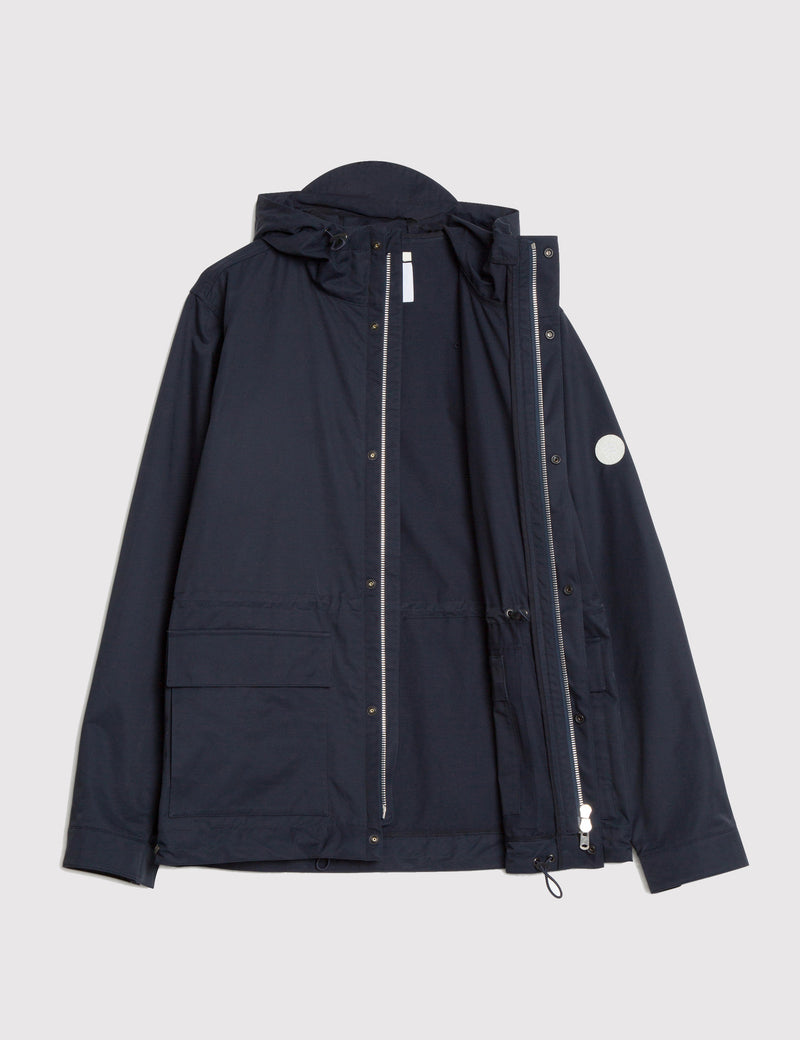 Norse Projects Nunk Summer Cotton Jacket - Navy Blue
