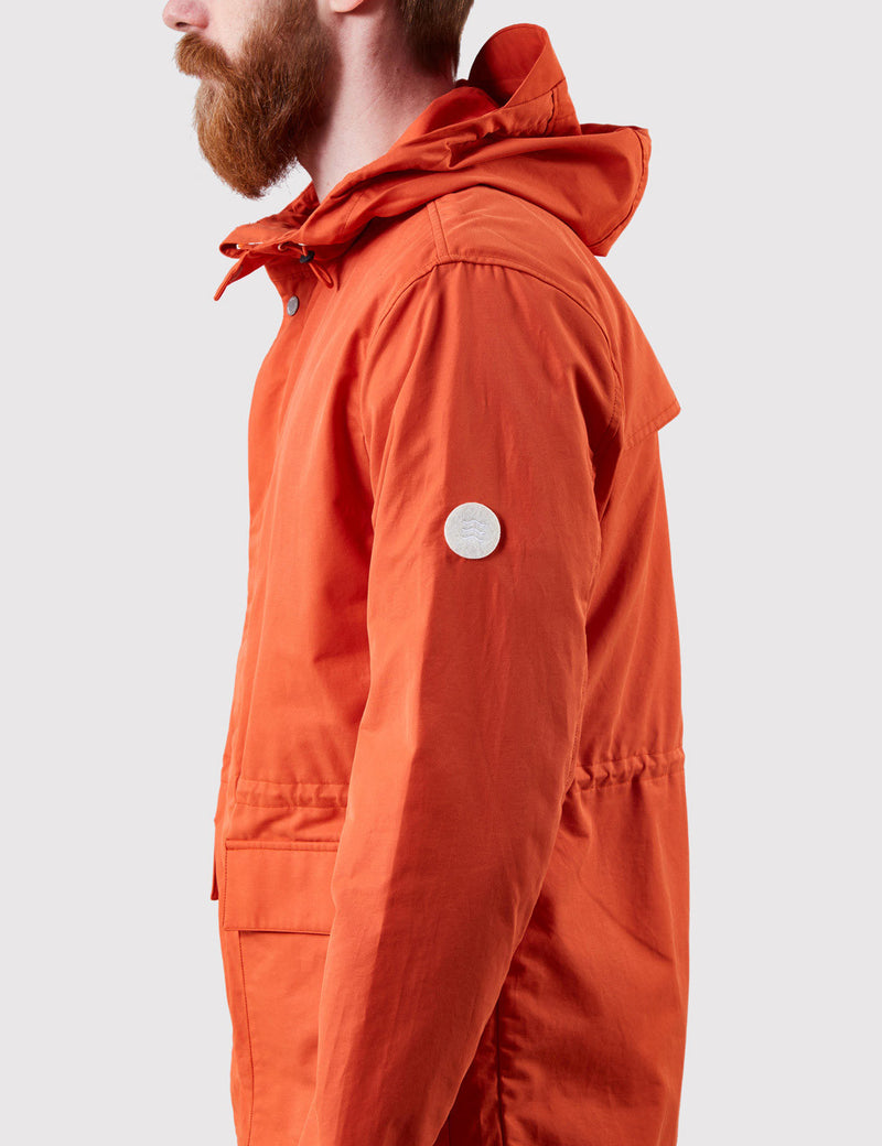 Norse Projects Nunk Summer Cotton Jacket - Orange