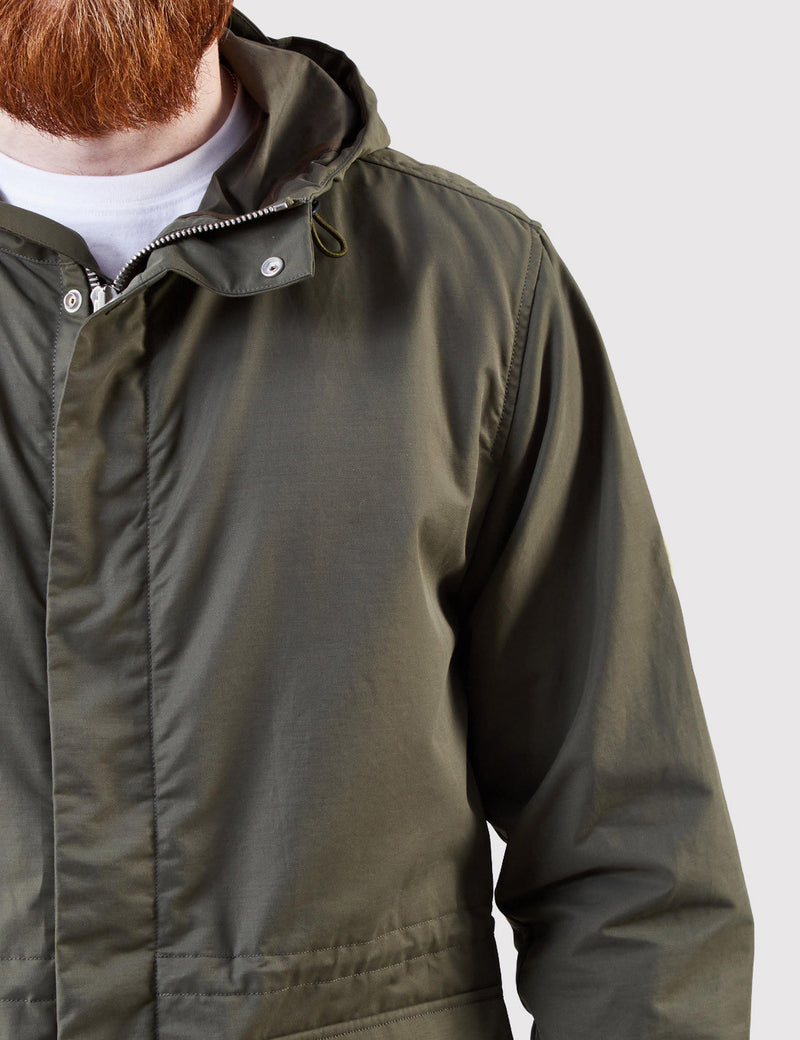 Norse Projects Nunk Summer Cotton Jacket - Dried Olive