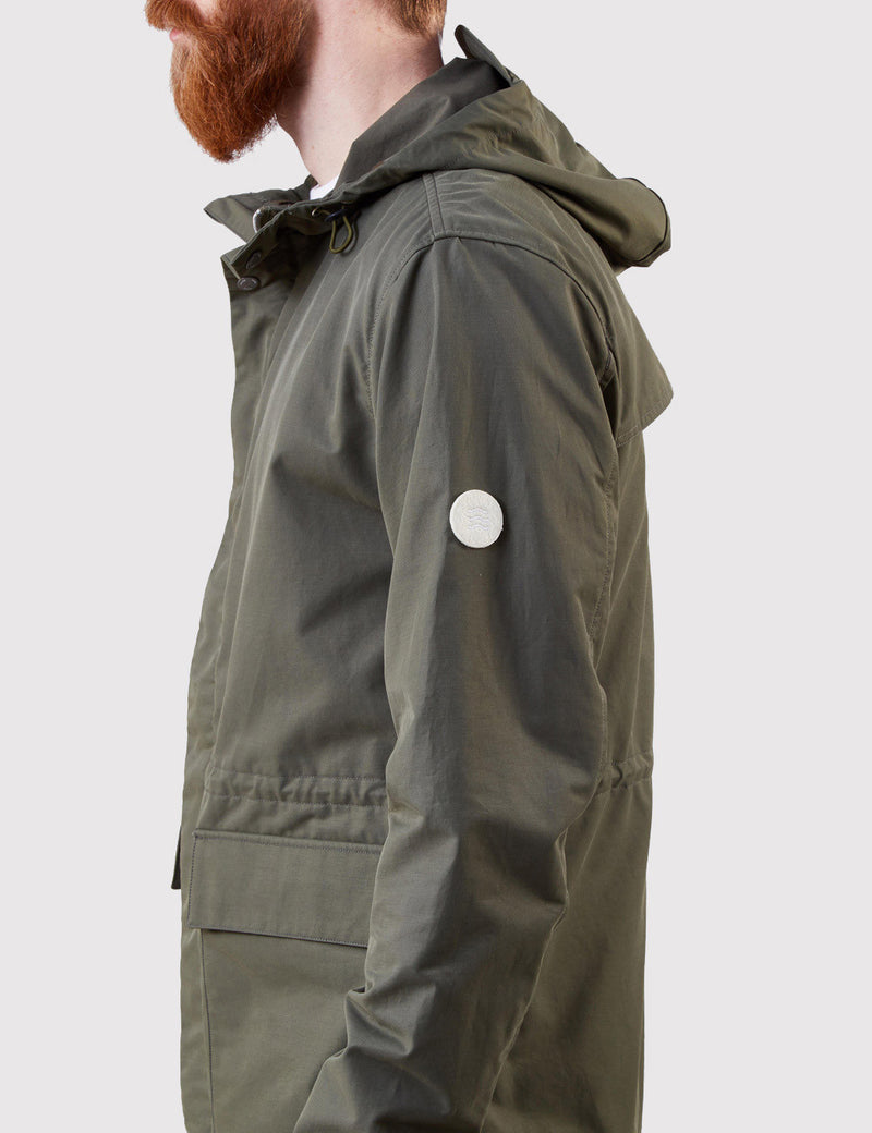 Norse Projects Nunk Summer Cotton Jacket - Dried Olive