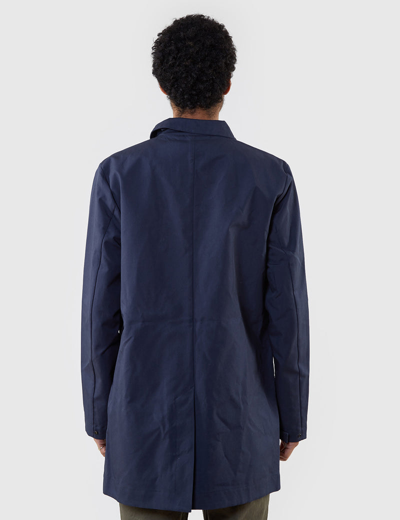 Norse Projects Thor Trench Coat (Cotton) - Dark Navy