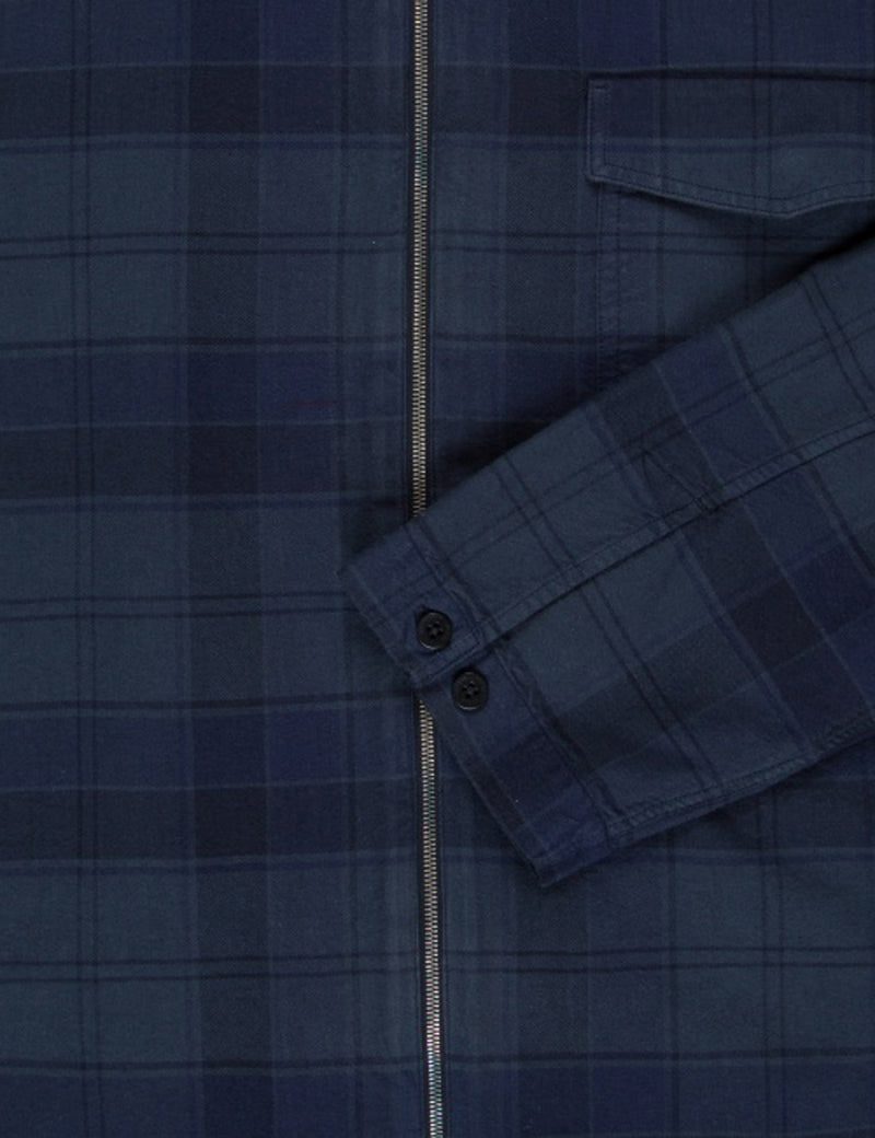 Norse Projects Elliot Jacket - Navy Check