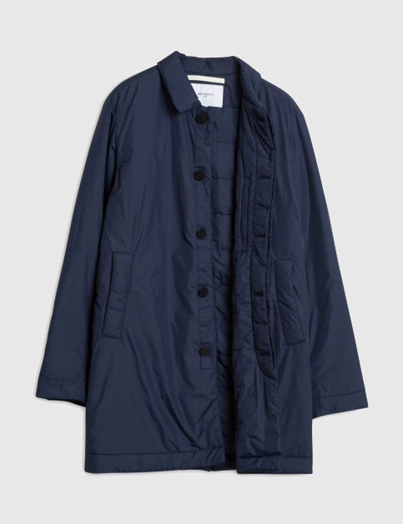 Norse Projects Thor Padded Coat - Navy