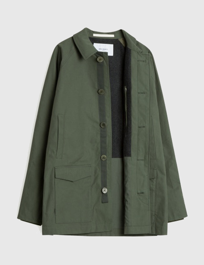Norse Projects Bertram Classic Jacket - Dried Olive