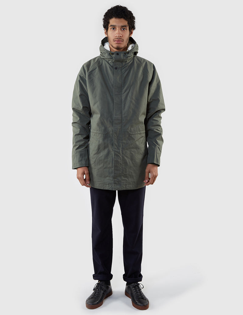 Norse Projects Lindisfarne Classic Parka - Dried Olive
