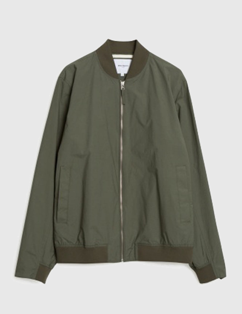 Norse Projects Ryan Bomber Jacket - Dried Olive