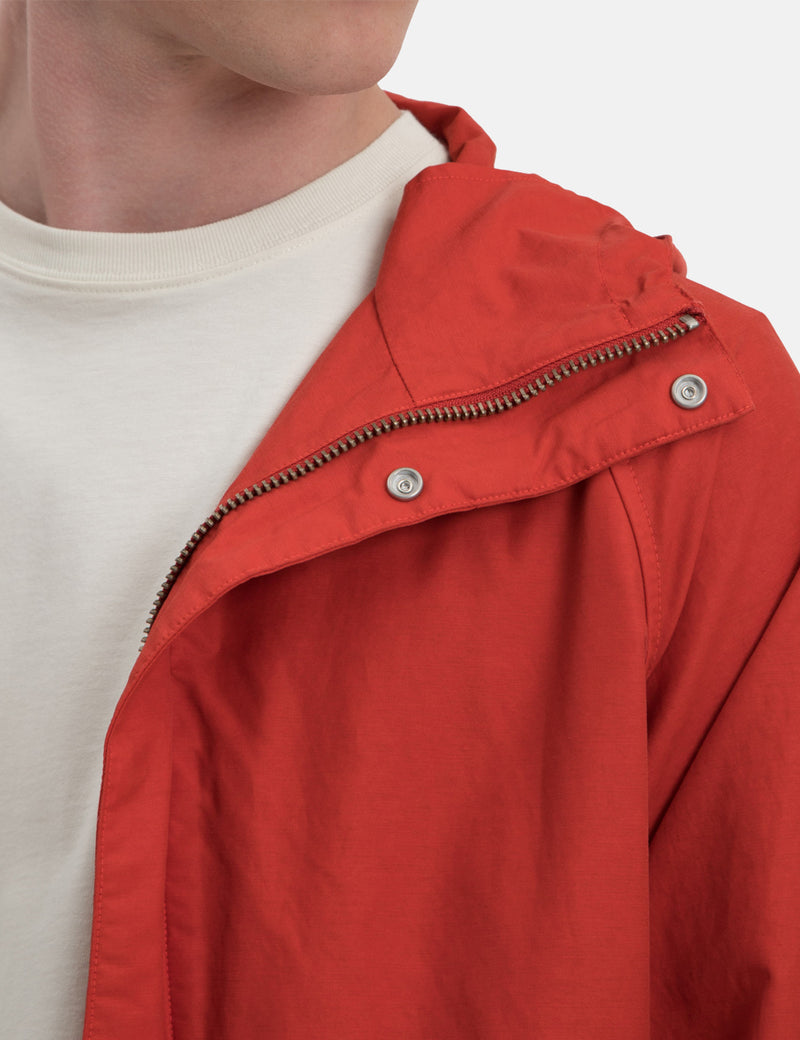 Norse Projects LindisfarneGMDジャケット-コーラルレッド