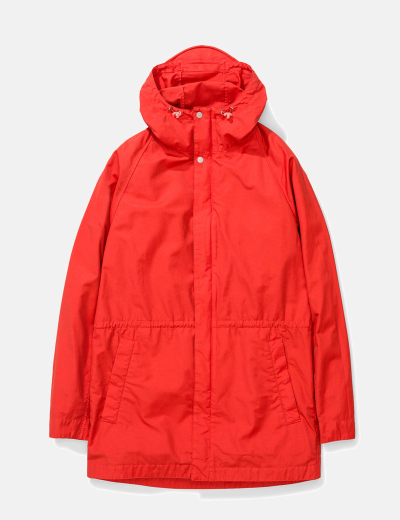 Norse Projects LindisfarneGMDジャケット-コーラルレッド