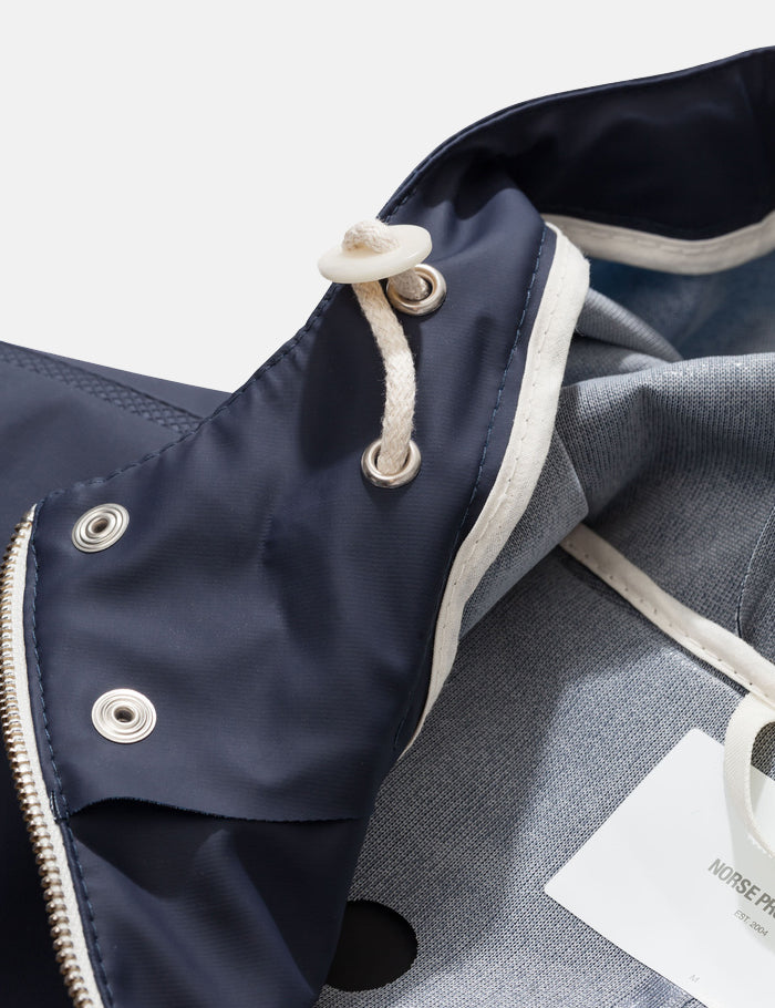 Norse Projects x ElkaEliasレインジャケット-ダークネイビー