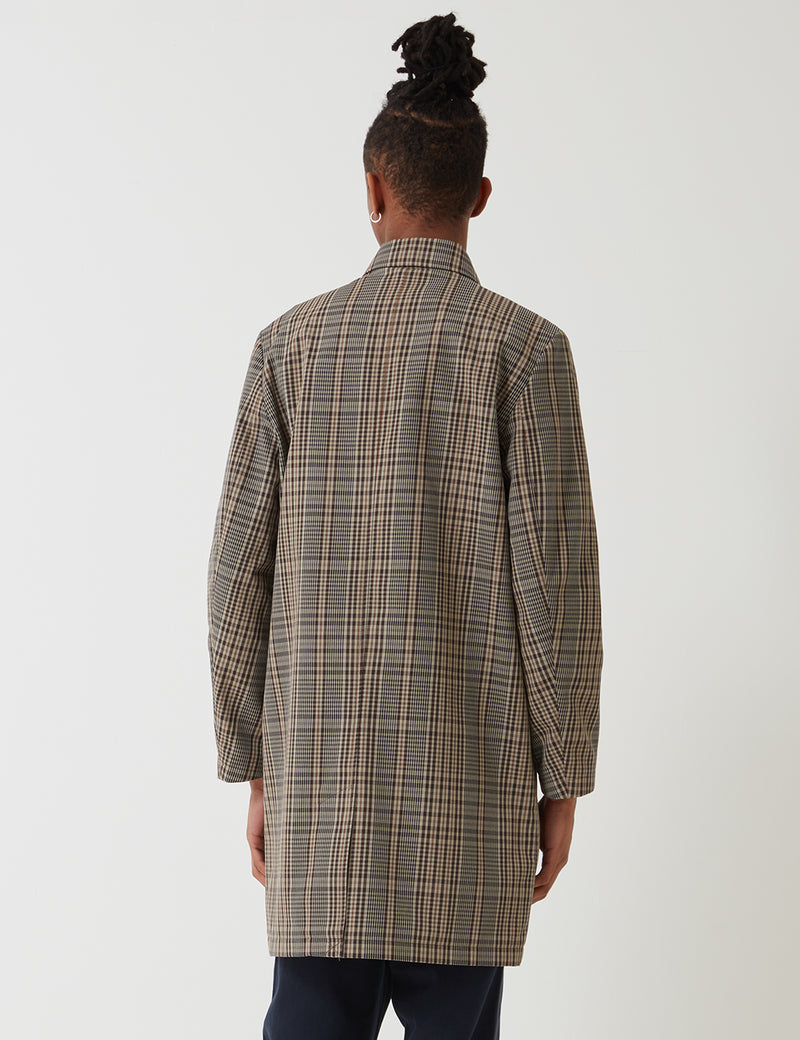 Norse Projects Thor Compact TwillMac-タン/ブラウンチェック