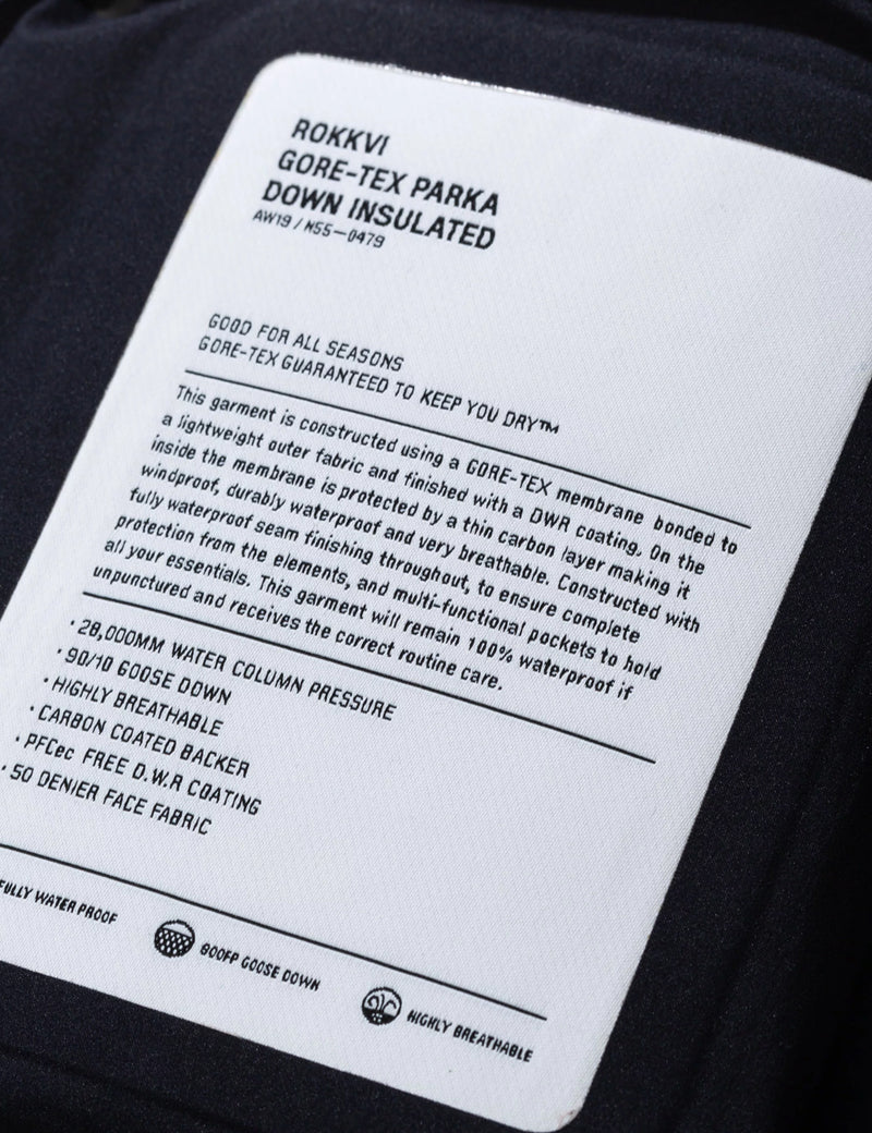 Norse Projects Rokkvi5.0ゴアテックスジャケット-ダークネイビーブルー