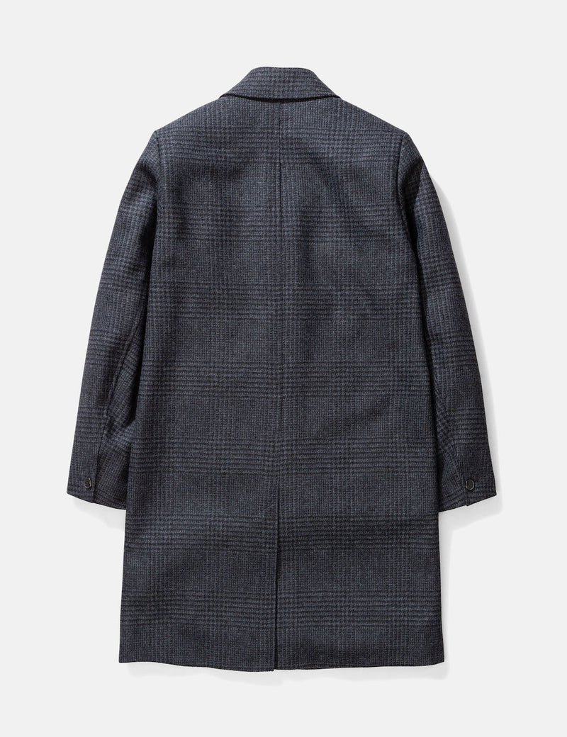 Norse Projects Arland Overdyed Wool Overcoat - Slate Grey