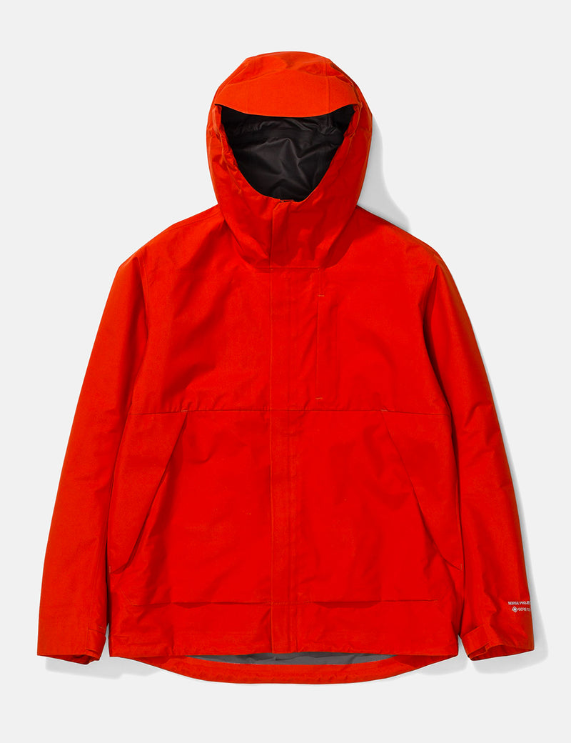 Norse Projects Fyn Shell Gore Tex3.0-インダストリアルオレンジ