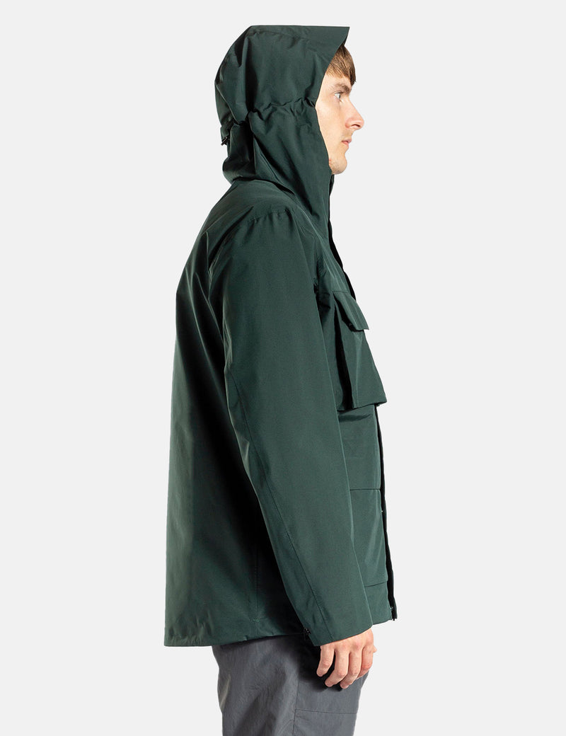 Norse Projects Nunk ShellGoreTexジャケット-深海グリーン