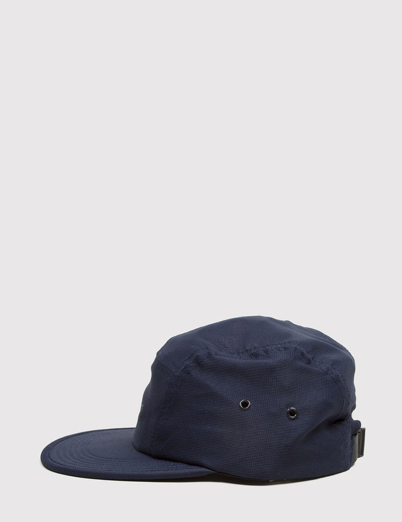 Norse Projects Foldable Light Ripstop 5-Panel Cap - Navy Blue