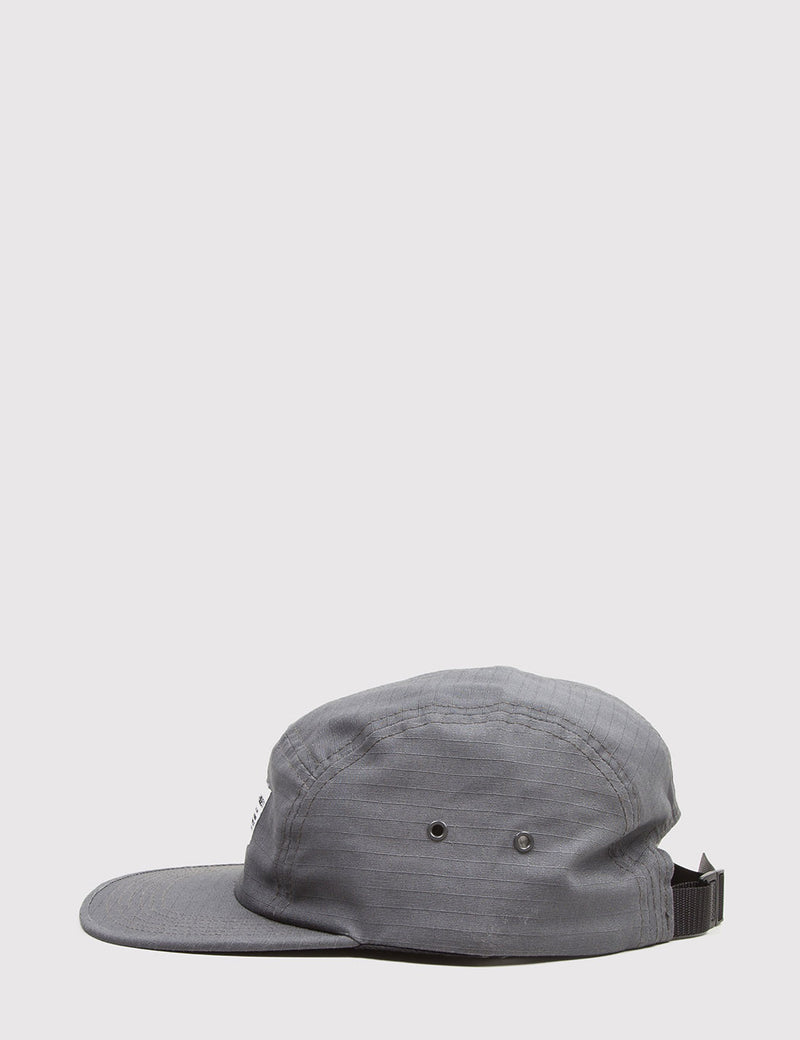 Norse Projects Classic Ripstop 5-Panel Cap - Charcoal
