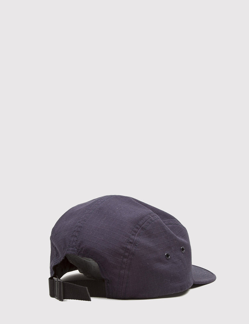 Norse Projects Classic Ripstop 5-Panel Cap - Navy Blue
