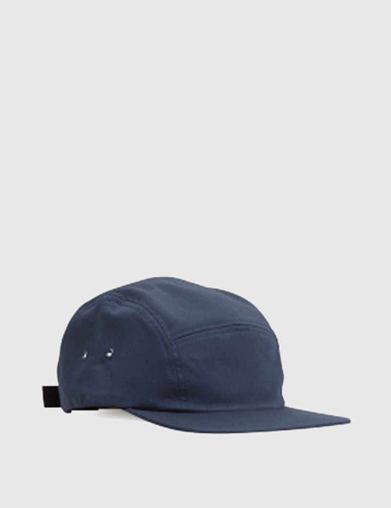 Norse Projects Cotton Gabardine 5-Panel Cap - Navy
