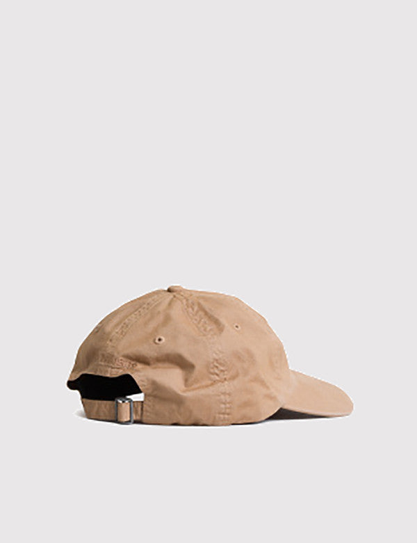 Norse Projects Twill Curved Peak Cap - Khaki
