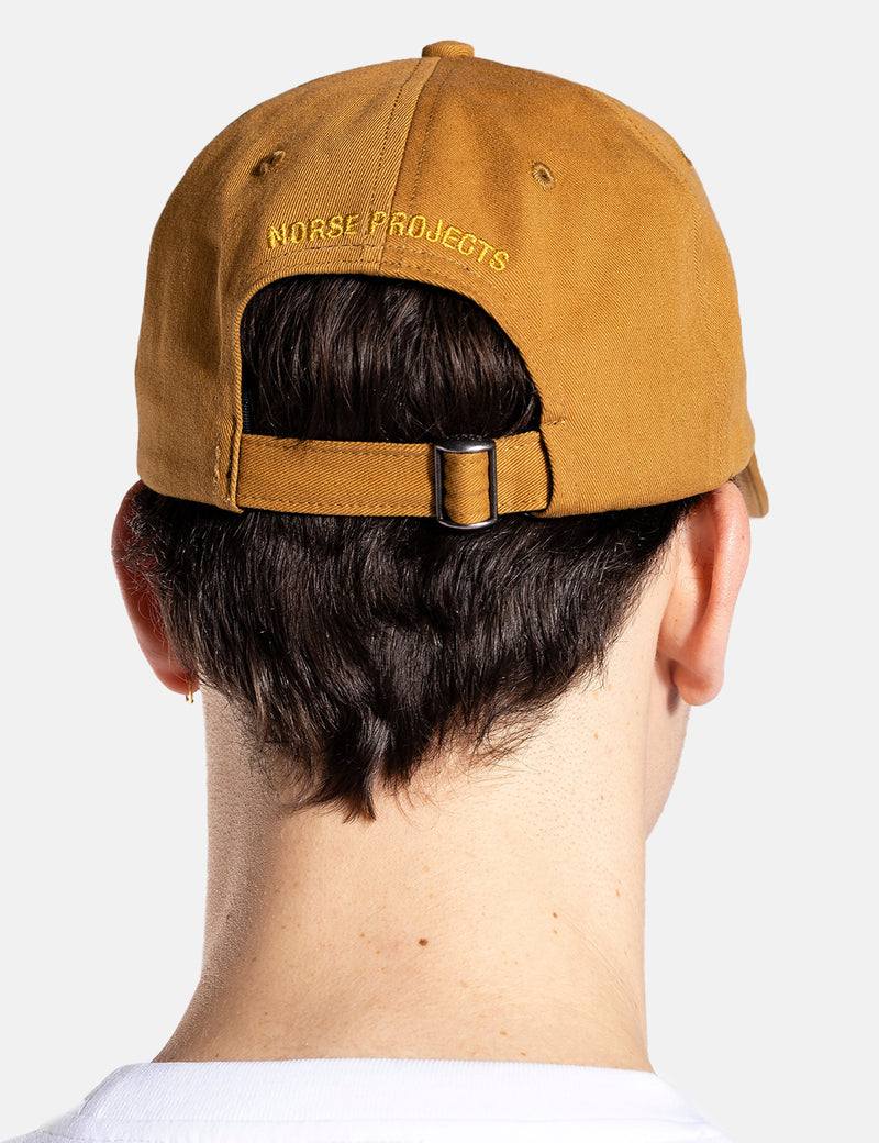 Casquette Norse Projects Twill Sports jaune chrome