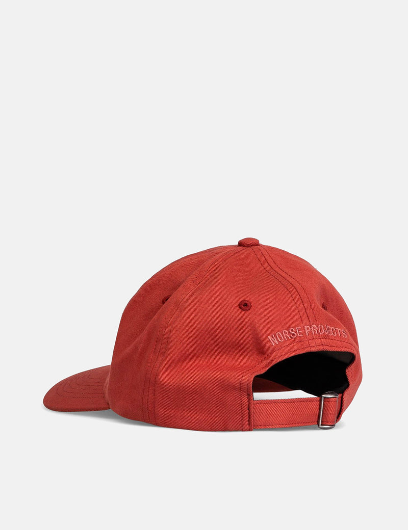 Norse Projects Twill Sports Cap - Carmine Red
