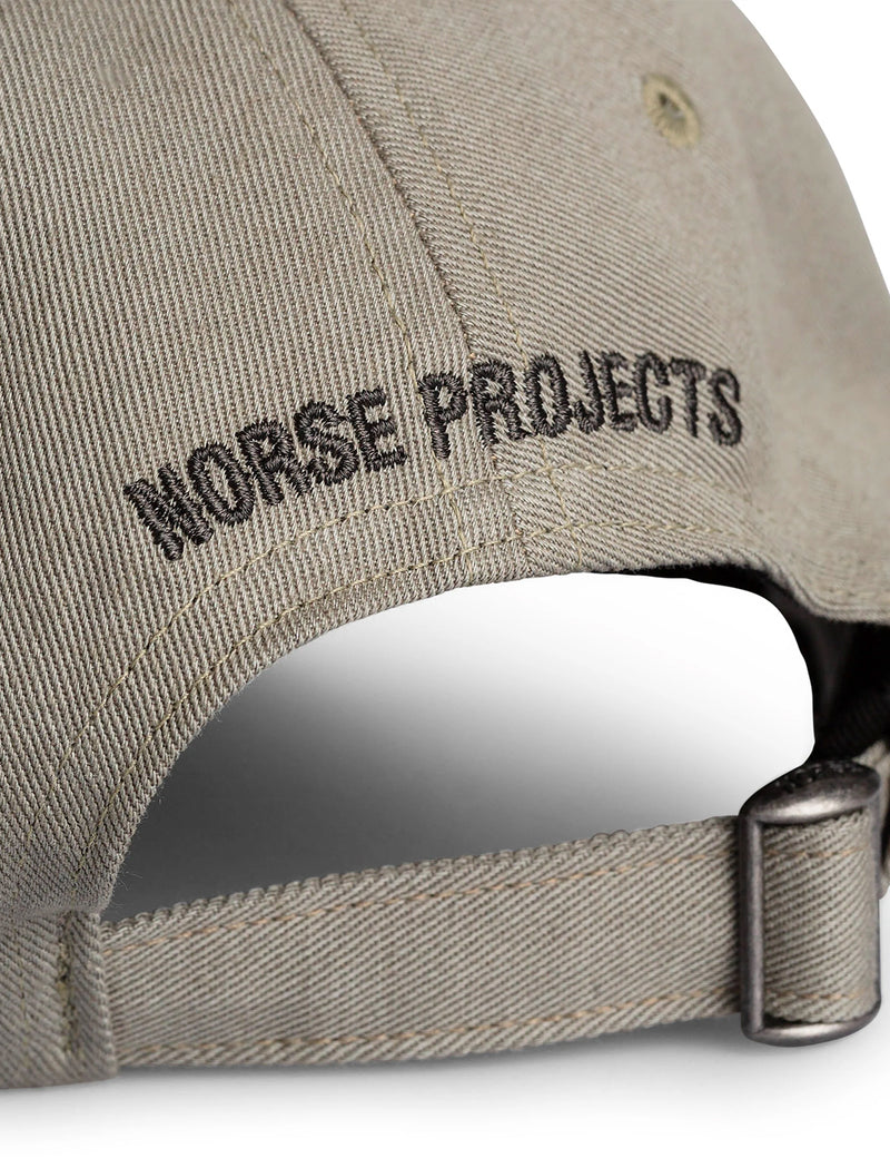 Norse Projects Twill Sports Cap - Washed Kelp