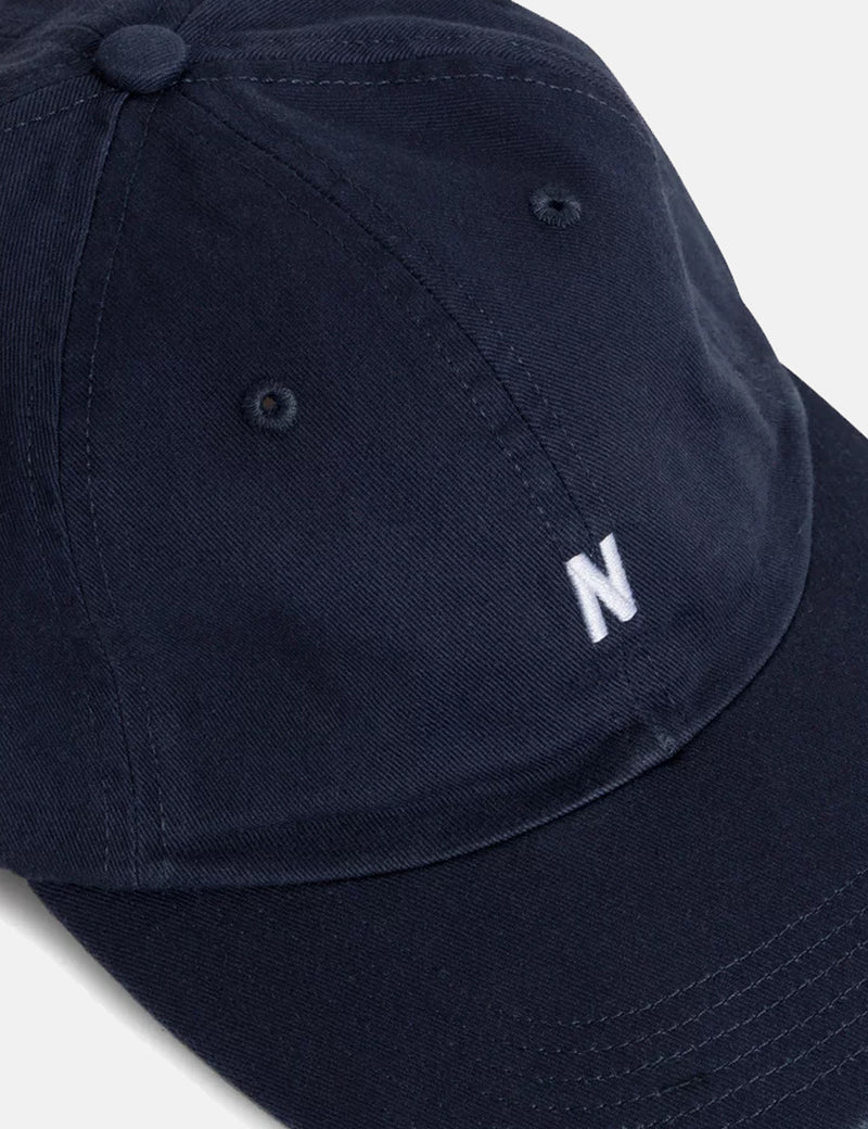 Norse Projects Twill Sports Cap - Dark Navy Blue