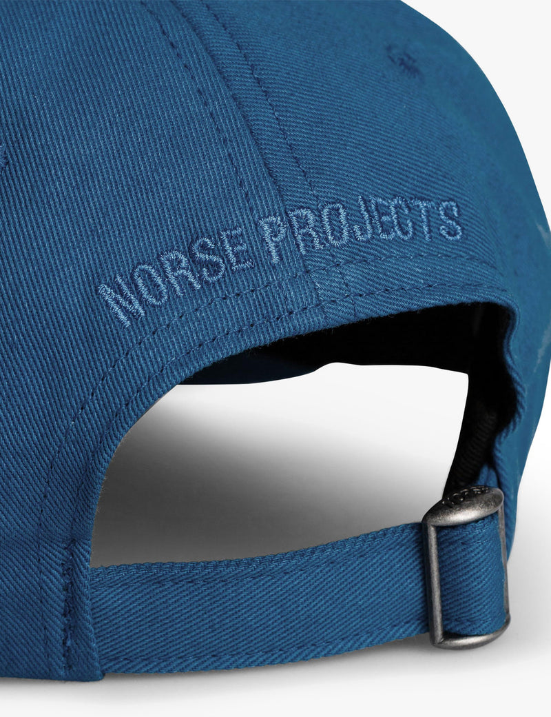 Norse Projects Twill SportsCap-ディープティール
