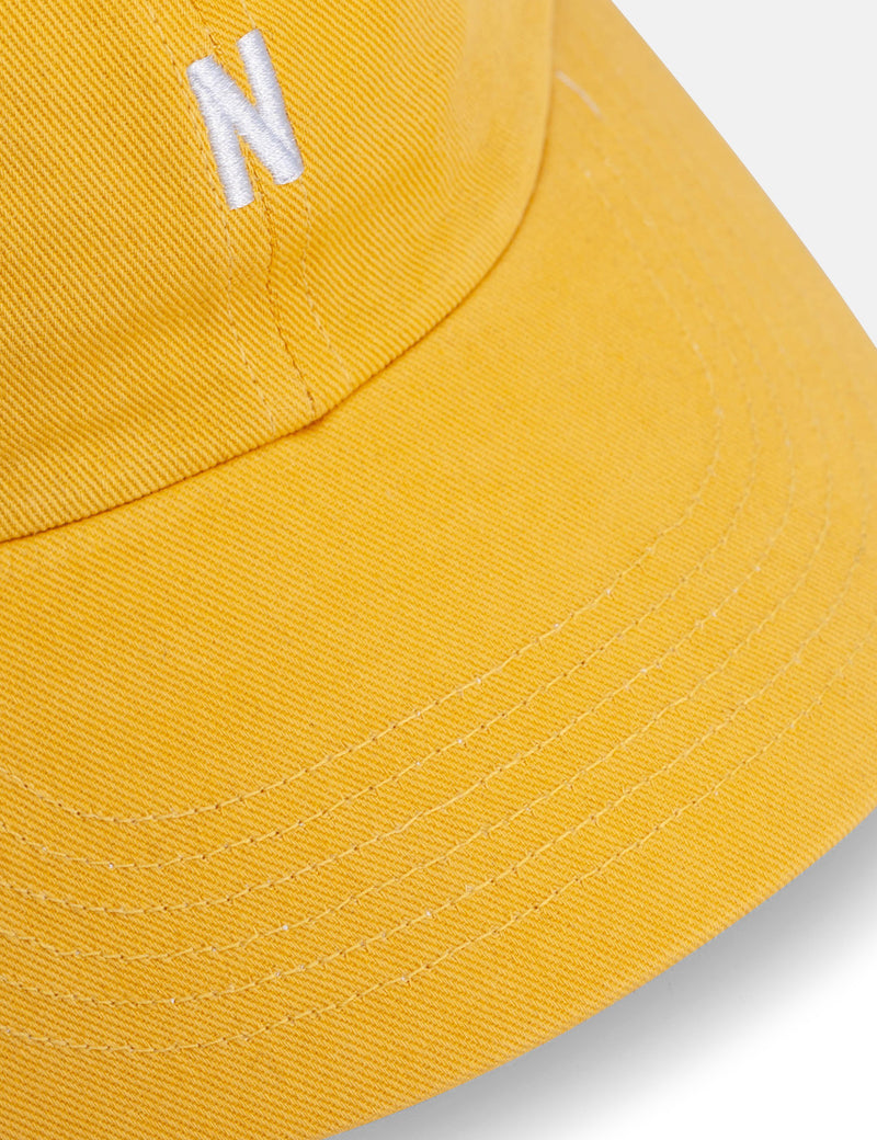 Norse Projects Twill Sports Cap - Sunwashed Yellow
