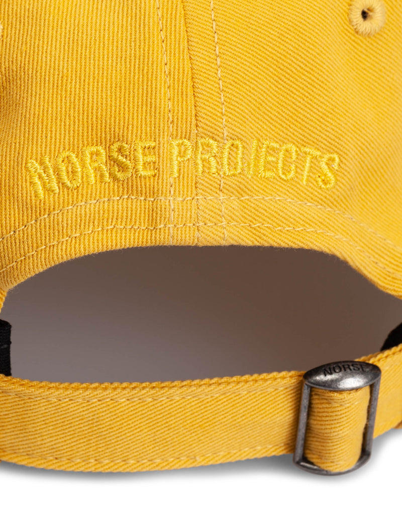 Norse Projects Twill Sports Cap - Sunwashed Yellow