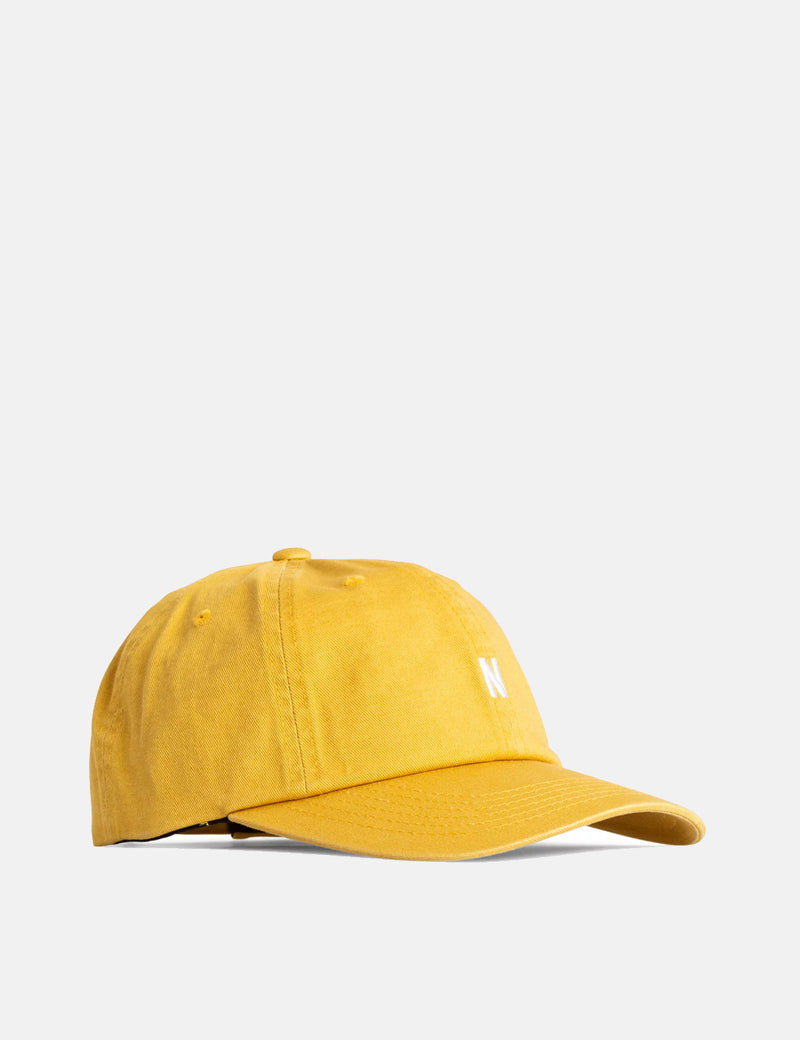 Norse Projects Twill Sport Cap - Montpellier Gelb