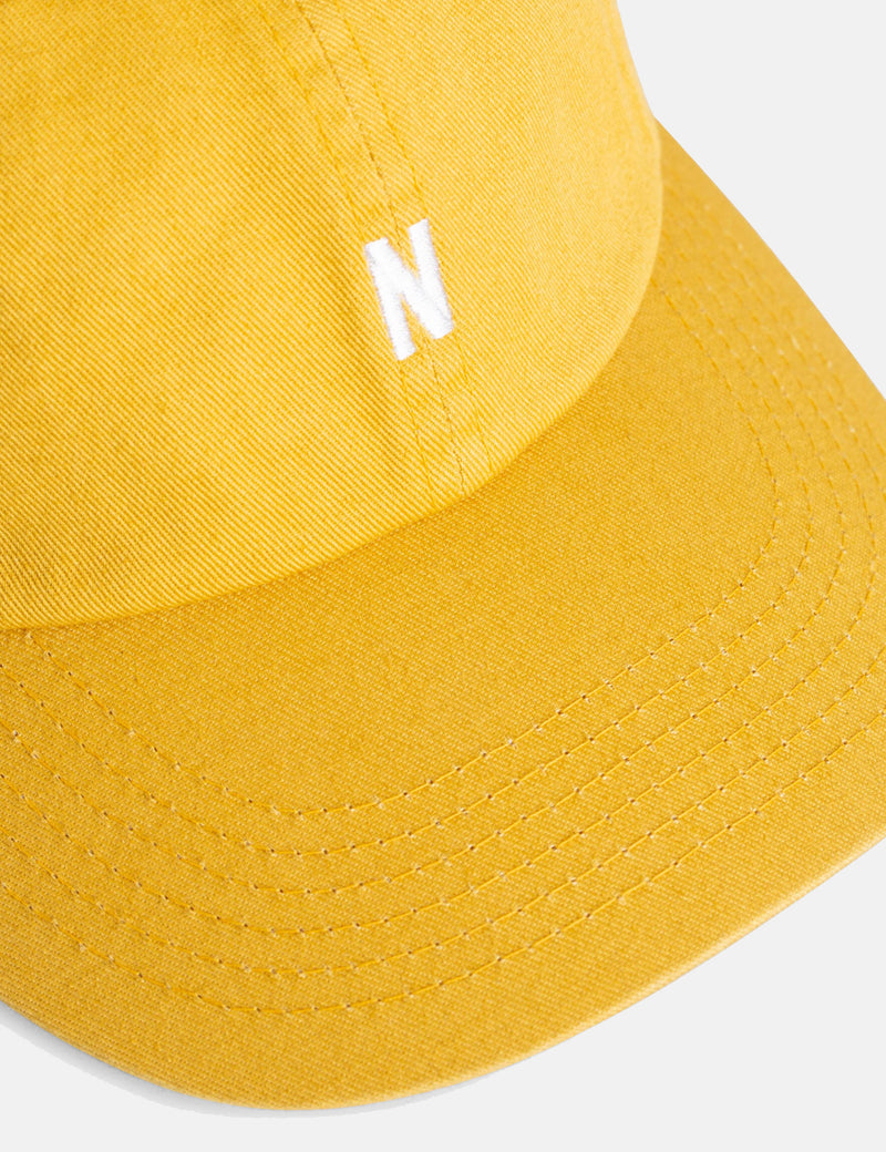 Norse Projects Twill Sports Cap - Montpellier Yellow
