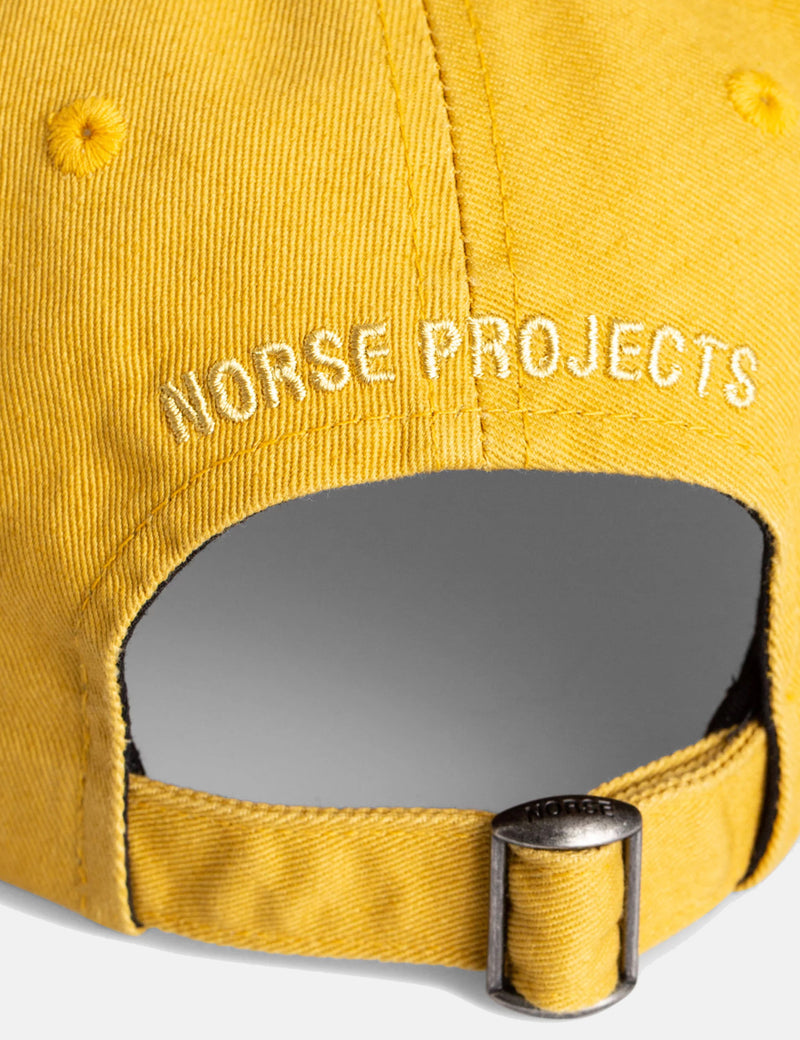 Norse Projects Twill SportsCap-モンペリエイエロー