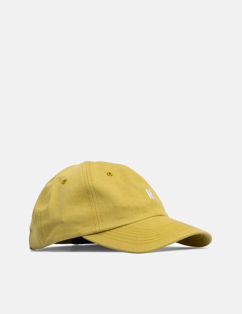 Norse Projects Twill 스포츠 캡-Chartreus Green