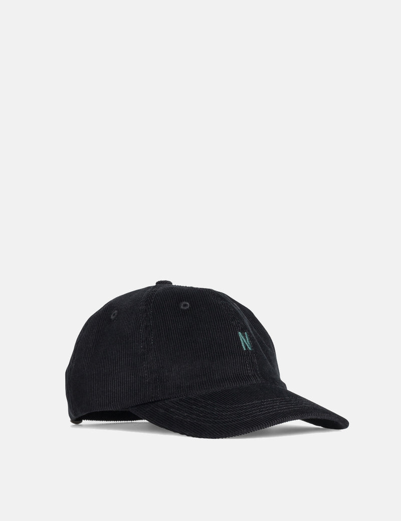 Norse Projects Thin Cord Sport Cap - Stiefel Schwarz