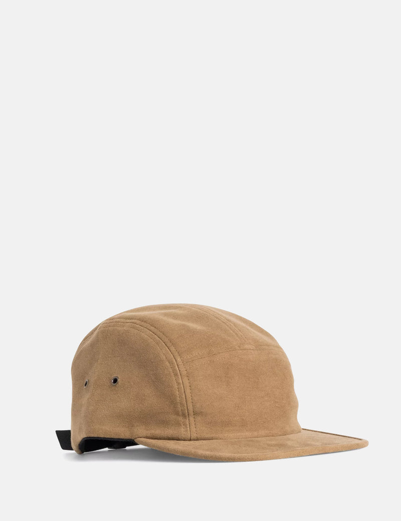 Norse Projects Moleskin5パネルキャップ-キャラメルブラウン