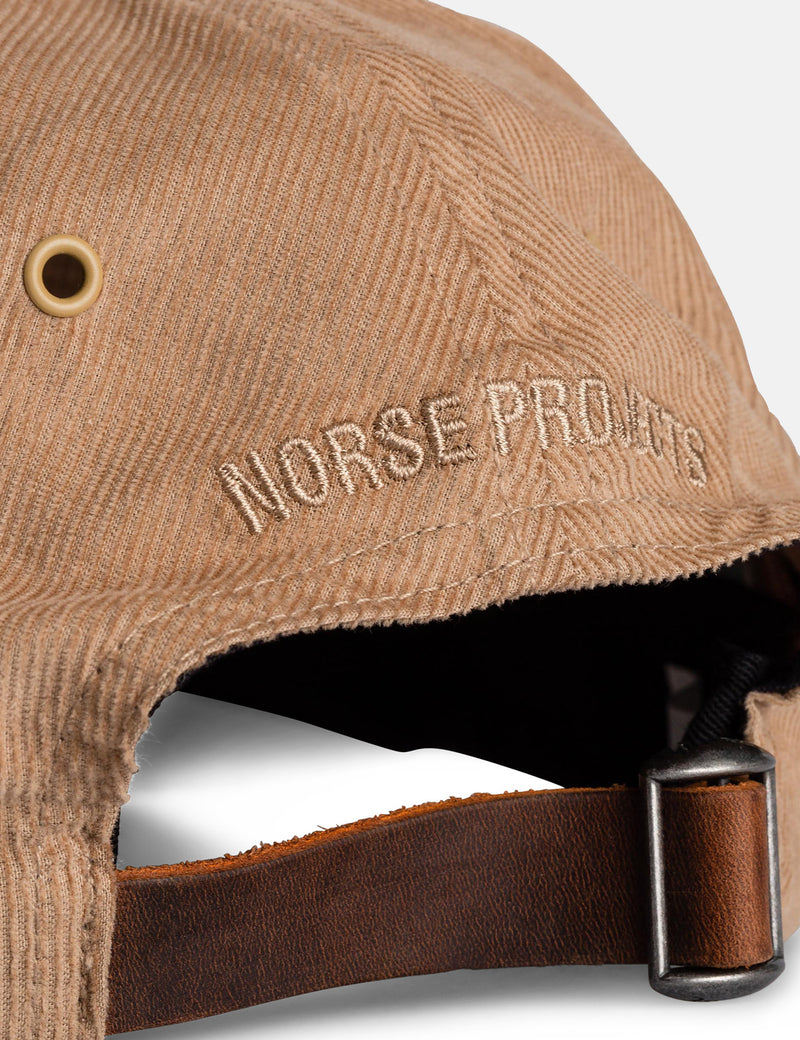 Norse Projects Baby Corduroy Sports Cap - Utility Khaki
