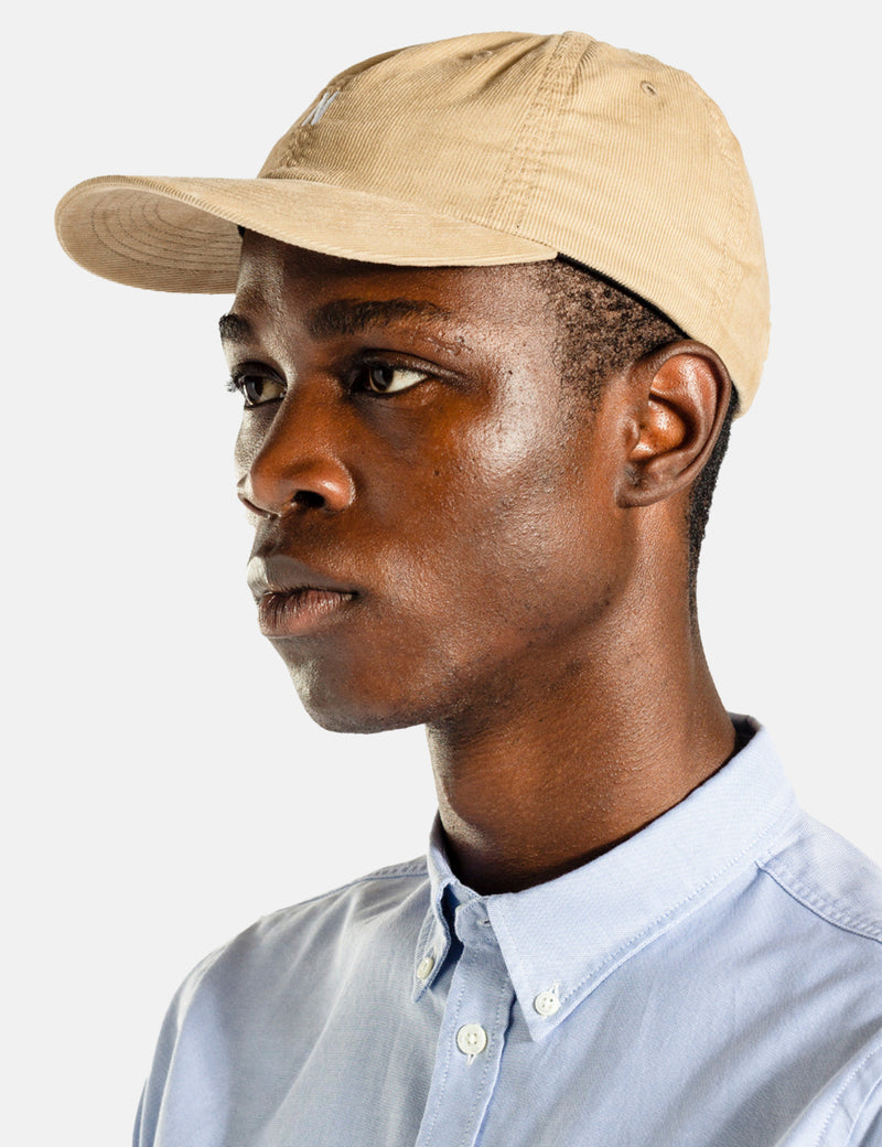 Casquette de sport en velours côtelé pour bébé Norse Projects - Kaki Marron