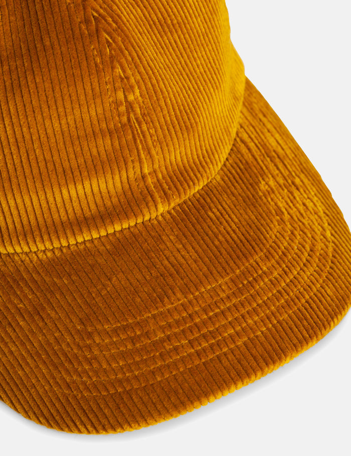 Norse Projects Weit Wale Cord Sport Cap - Montpellier Gelb