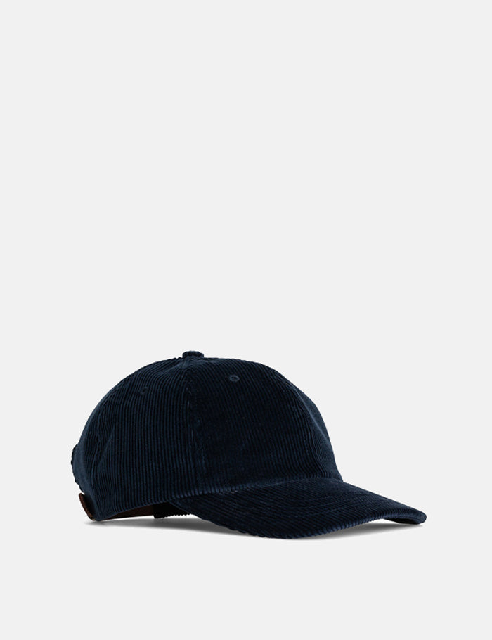 Norse Projects Wide Wale Cord Sports Cap - Ensign Blue
