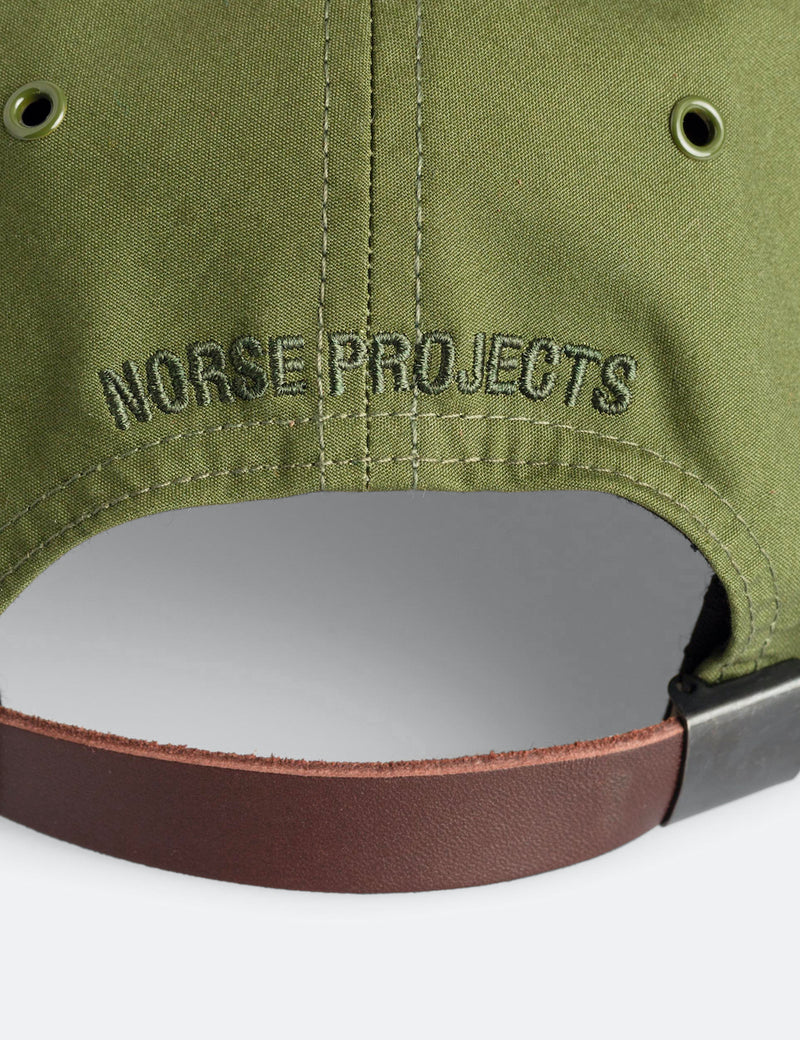 Casquette Norse Projects British Millerain Cambric - Ivy Green
