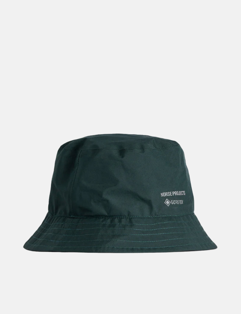 Norse Projects Gore-Tex Bucket Hat-Deep Sea Green