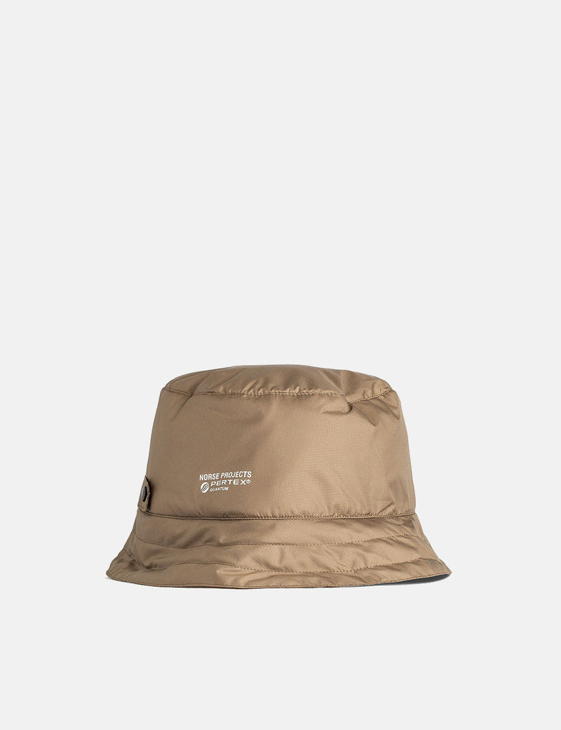 Norse Projects Pertex Quantum Bucket Hat - Shale Stone