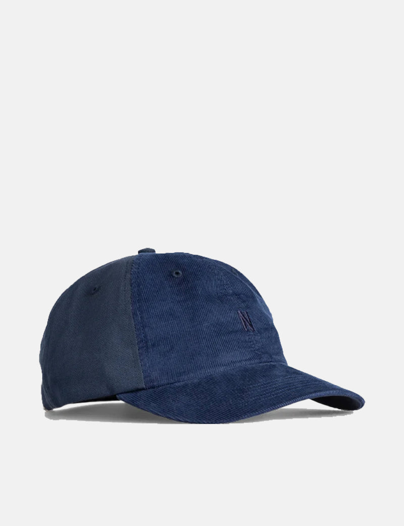 Casquette Sport Cord Twill Bleu Marine Norse Projects